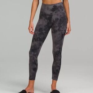 Lululemon Align High-Rise Pant/legging in Diamond Dye Pitch Grey Graphite Size 6